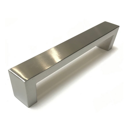Brushed satin steel block handle Y2